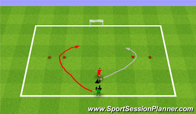 Football/Soccer Session Plan Drill (Colour): Screen 3