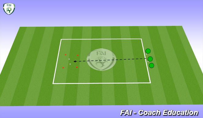 Football/Soccer Session Plan Drill (Colour): Land on the Moon
