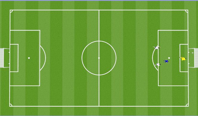 Football/Soccer Session Plan Drill (Colour): Animation 1