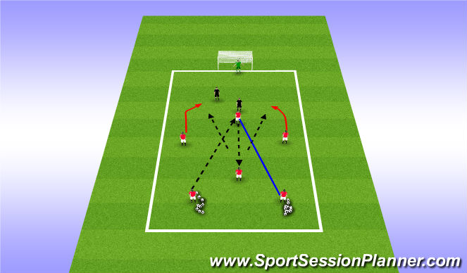 Football/Soccer Session Plan Drill (Colour): Screen 4