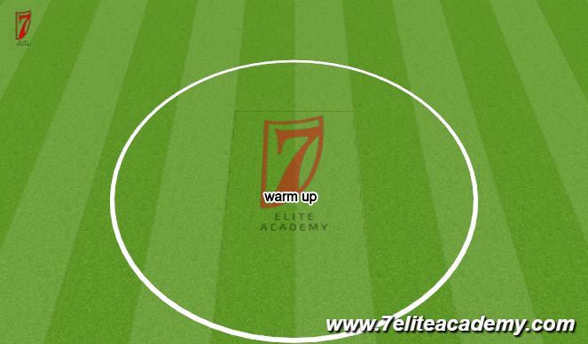Football/Soccer Session Plan Drill (Colour): Warm up Dynamics 