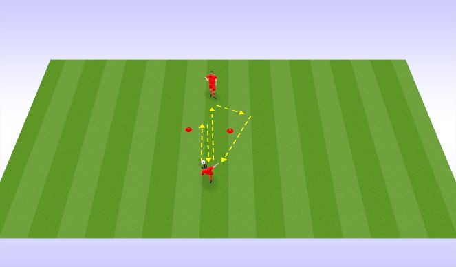 Football/Soccer Session Plan Drill (Colour): Before Individual Training