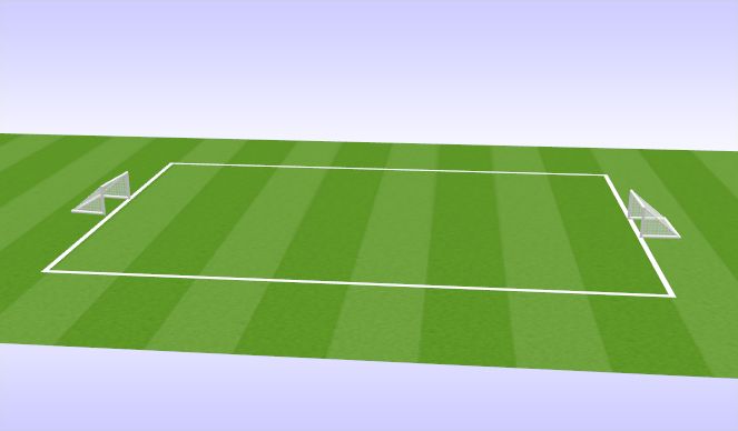 Football/Soccer Session Plan Drill (Colour): CM1 - Consolidation Match 1