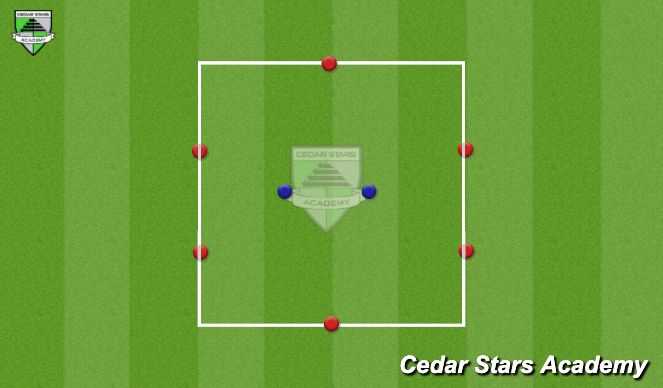 Football/Soccer Session Plan Drill (Colour): Exercise 1