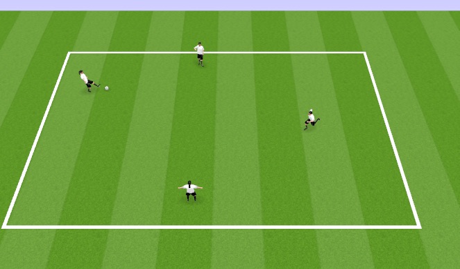 Football/Soccer Session Plan Drill (Colour): Scan/Pass/Move