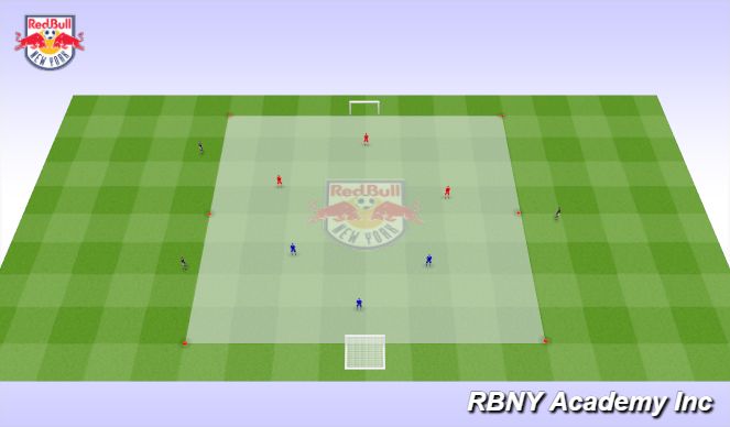 Football/Soccer Session Plan Drill (Colour): Match