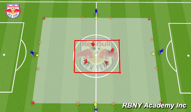 Football/Soccer Session Plan Drill (Colour): Intro