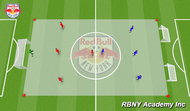 Football/Soccer Session Plan Drill (Colour): Match