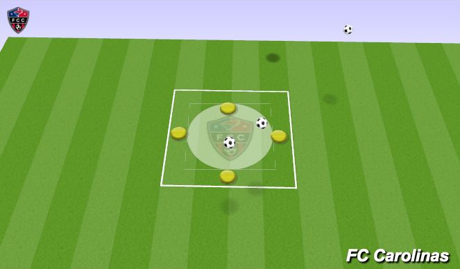 Football/Soccer Session Plan Drill (Colour): Animation 1