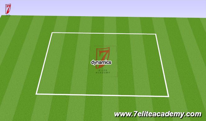Football/Soccer Session Plan Drill (Colour): Warm Up
