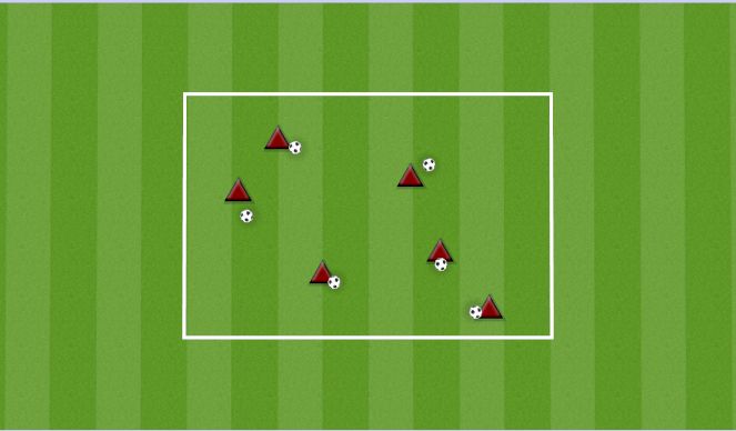 Football/Soccer Session Plan Drill (Colour): DRIBBLING MOVES WEEK #1