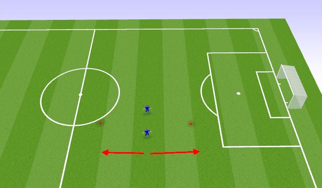 Fútbol Ejercicio del Plan de Sesiones (Color): Warm Up & Cognitive fitness