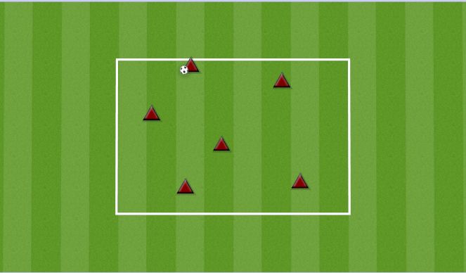 Football/Soccer Session Plan Drill (Colour): PAINT THE FIELD