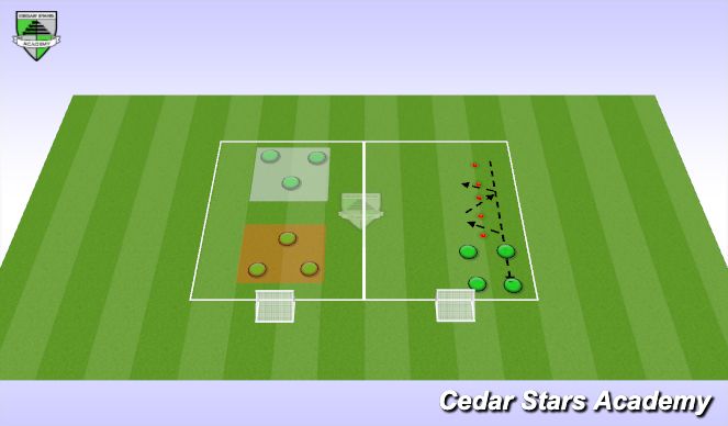 Football/Soccer Session Plan Drill (Colour): Team Building 