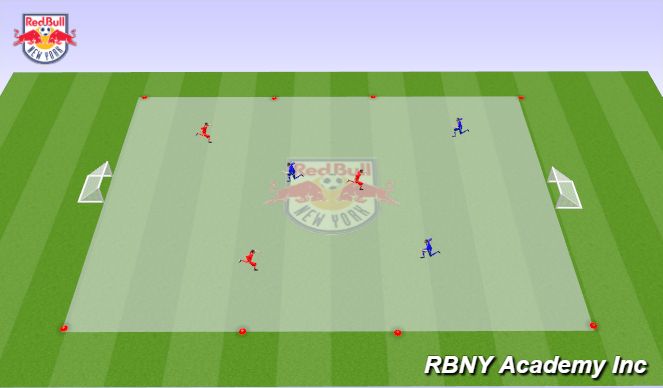 Football/Soccer Session Plan Drill (Colour): Match