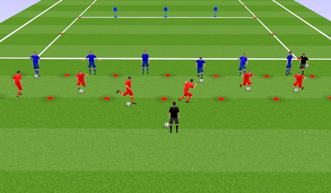 Football/Soccer Session Plan Drill (Colour): Technical Practice