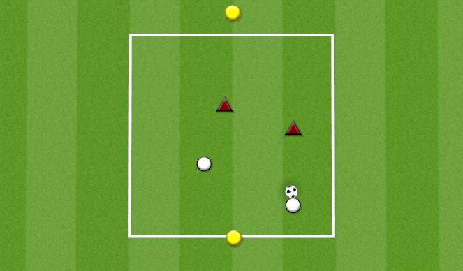 Football/Soccer Session Plan Drill (Colour): DROP AND JOIN (MAN ADVANTAGE)