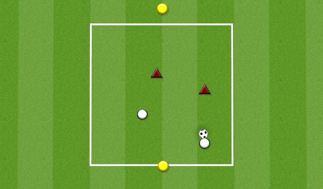 Football/Soccer Session Plan Drill (Colour): TARGET TO TARGET