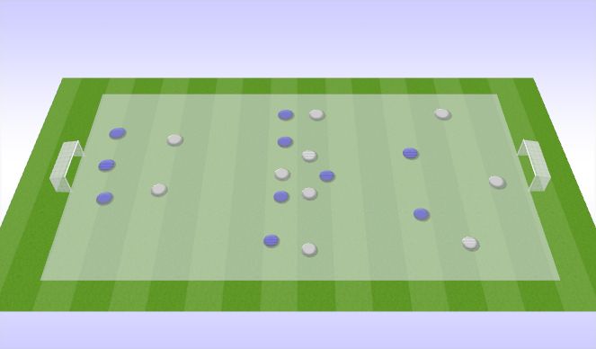 Football/Soccer Session Plan Drill (Colour): Game