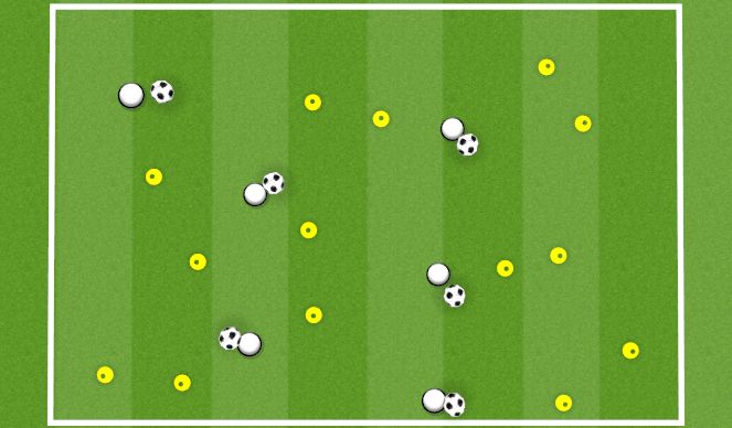 Football/Soccer Session Plan Drill (Colour): GATES GAME