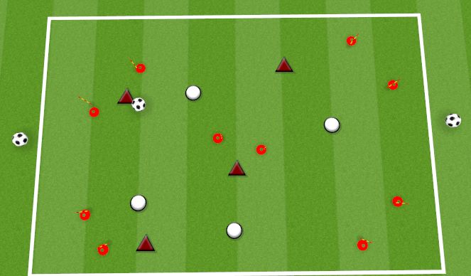 Football/Soccer Session Plan Drill (Colour): GATES 