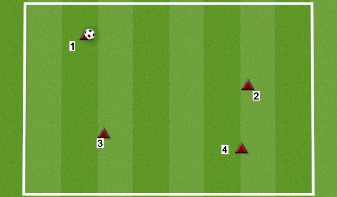 Football/Soccer Session Plan Drill (Colour): LEAVE IT