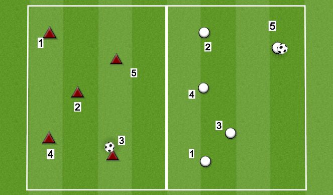 Football/Soccer Session Plan Drill (Colour): UK PASSING II
