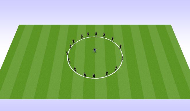 Football/Soccer Session Plan Drill (Colour): Aktivatsioon ja liikuvus