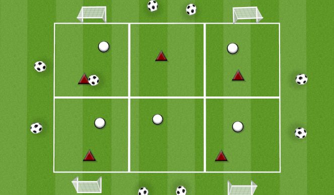 Football/Soccer Session Plan Drill (Colour): DIEGO SIMEONE 4V4+2