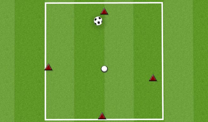 Football/Soccer Session Plan Drill (Colour): 4V1 IN GRID