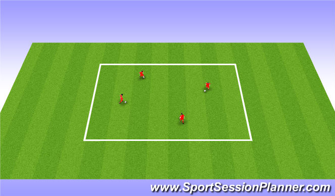 Football/Soccer Session Plan Drill (Colour): Screen 1