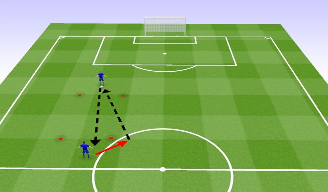 Football/Soccer Session Plan Drill (Colour): Pass Master