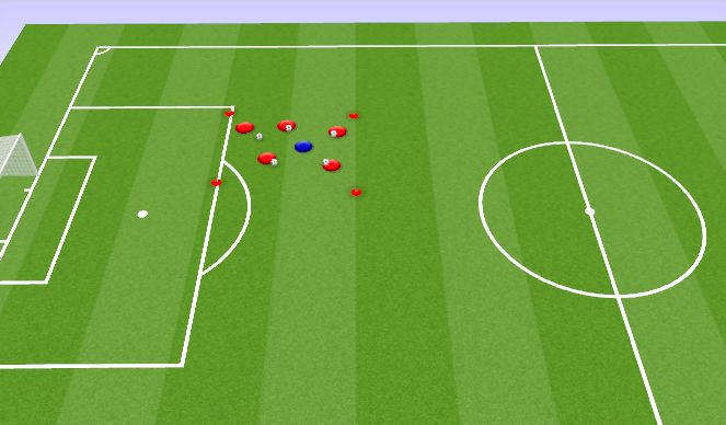 Football/Soccer Session Plan Drill (Colour): Screen 1