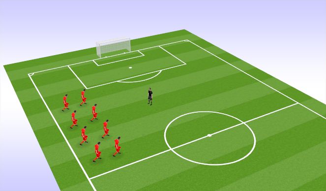 Football/Soccer Session Plan Drill (Colour): Dynamic Warm Up