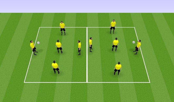 Football/Soccer Session Plan Drill (Colour): uvodni del