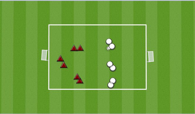 Football/Soccer Session Plan Drill (Colour): PINNIE SOCCER