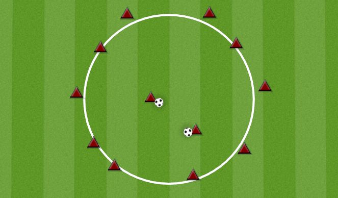 Football/Soccer Session Plan Drill (Colour): THIRD MAN RUNNING
