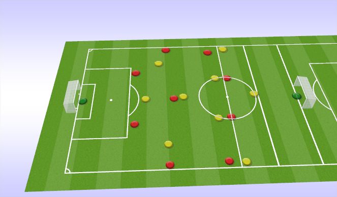 Football/Soccer Session Plan Drill (Colour): Game Training
