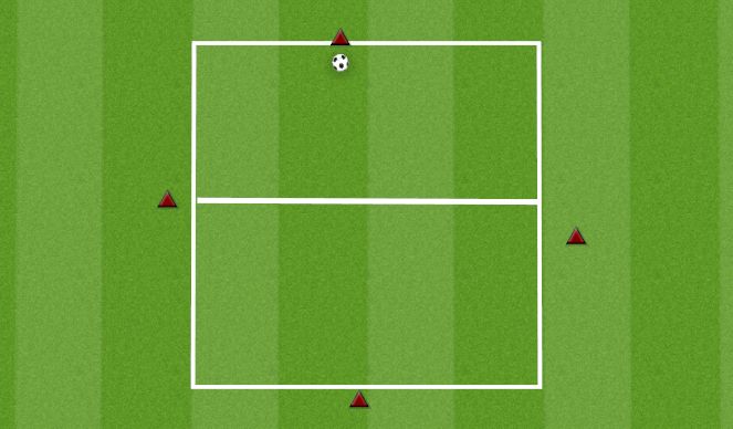 Football/Soccer Session Plan Drill (Colour): TWO NEUTRALS