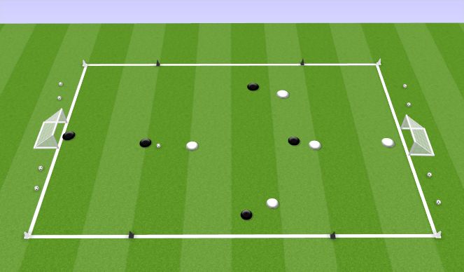 Football/Soccer Session Plan Drill (Colour): Matches - Arrival/end