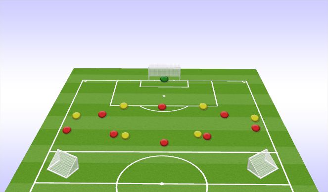 Football/Soccer Session Plan Drill (Colour): Game Training