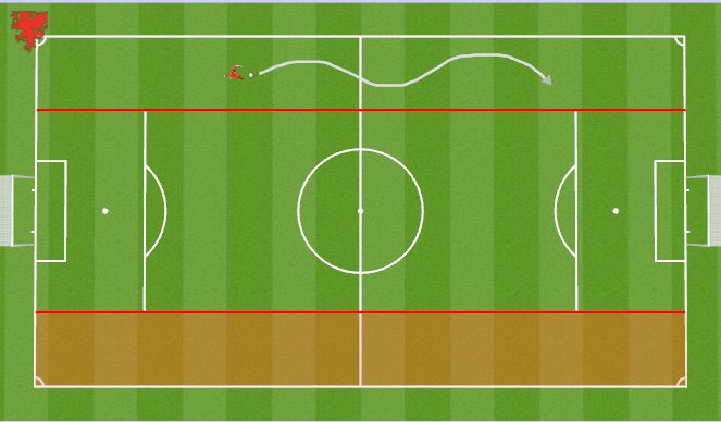 Football/Soccer Session Plan Drill (Colour): SSG