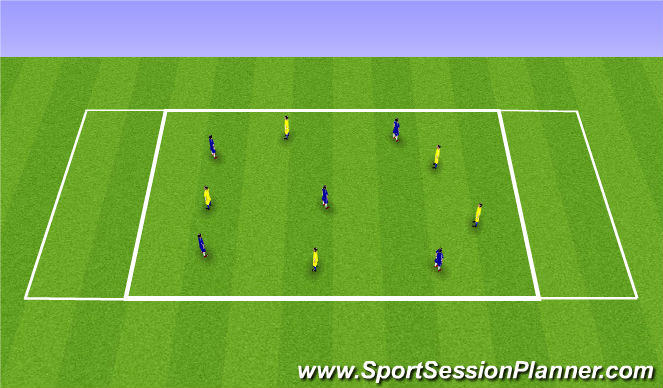 Football/Soccer Session Plan Drill (Colour): Screen 1