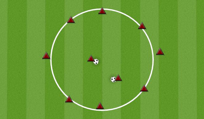 Football/Soccer Session Plan Drill (Colour): OVERLAP