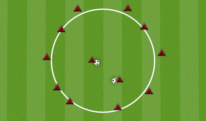 Football/Soccer Session Plan Drill (Colour): THIRD MAN RUNNING