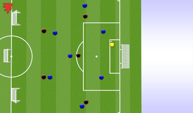 Football/Soccer Session Plan Drill (Colour): Screen 2