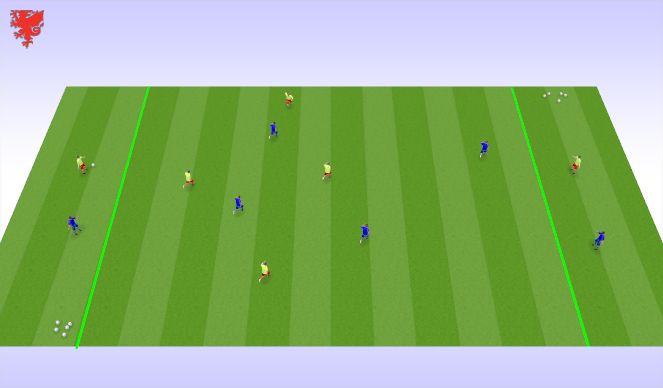Football/Soccer Session Plan Drill (Colour): Screen 3
