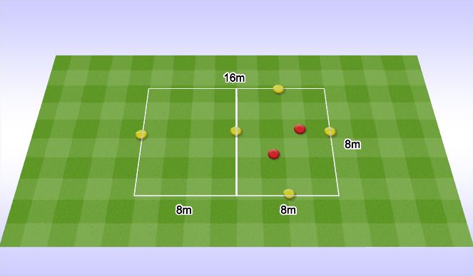 Football/Soccer Session Plan Drill (Colour): Boxes