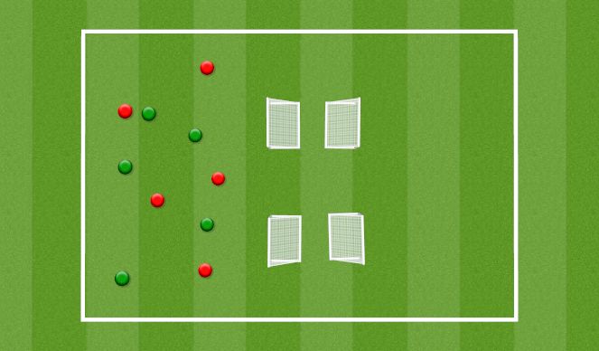 Football/Soccer Session Plan Drill (Colour): Foot Hockey