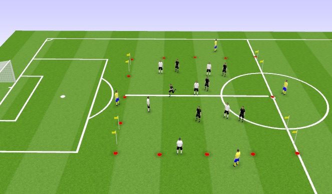 Football/Soccer Session Plan Drill (Colour): Screen 1